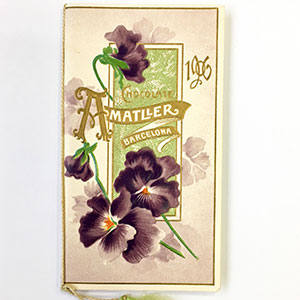 Calendari publicitari Chocolate Amatller any 1906.