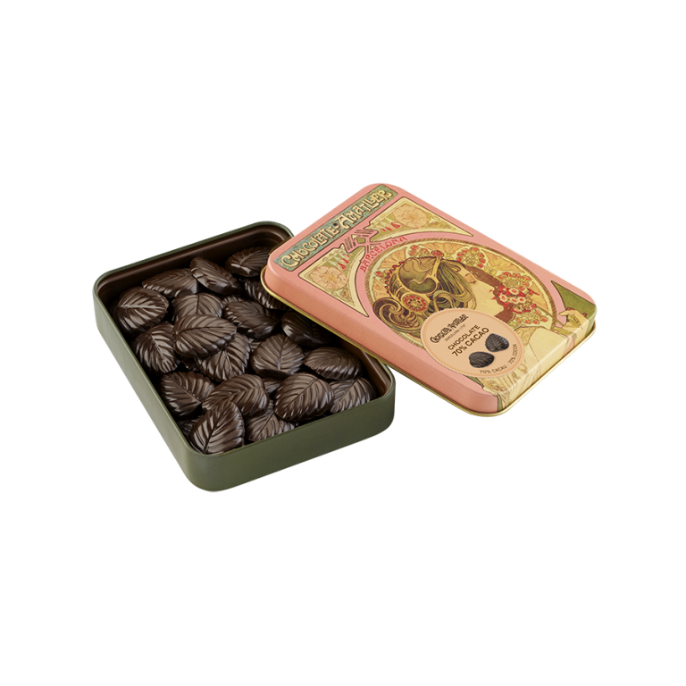 70% cocoa leaves tin 60g