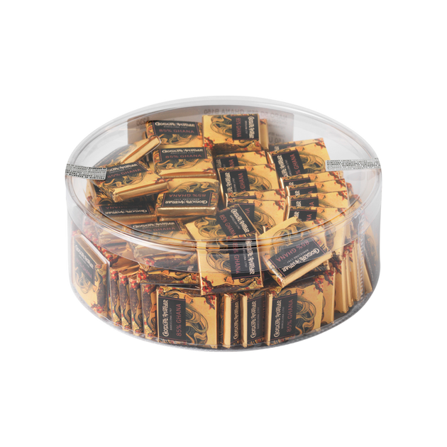Napolitanes Xocolata 85% cacau Ghana 5g 150u