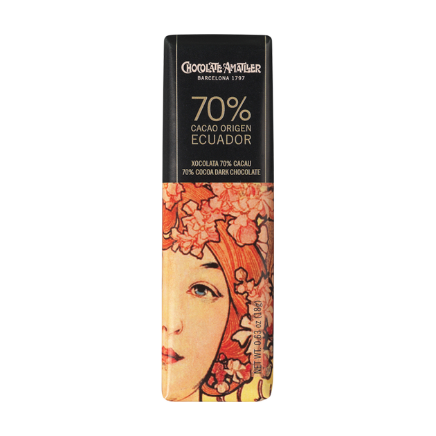 Xocolata 70% Cacau Equador 18g