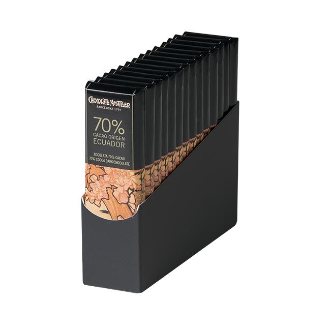 Xocolata 70% Cacau Equador 18g