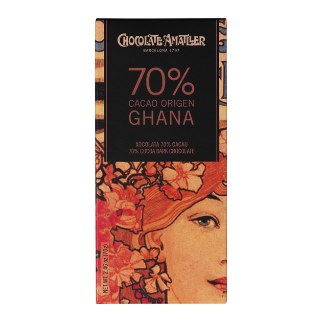 Xocolata 70% Cacau Ghana 70g