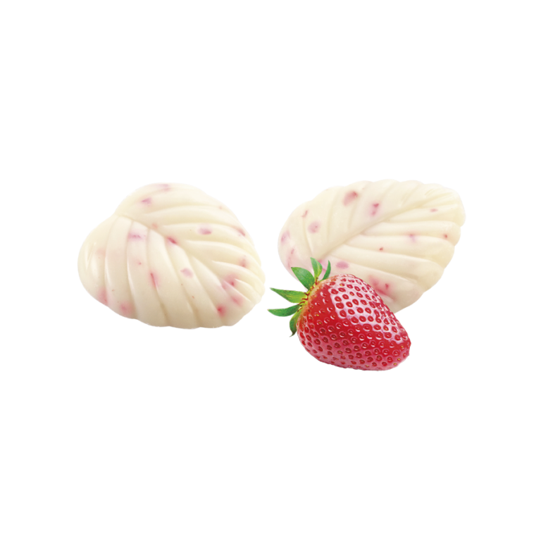 Fulles Xocolata Blanca i Maduixes Llauna 60g