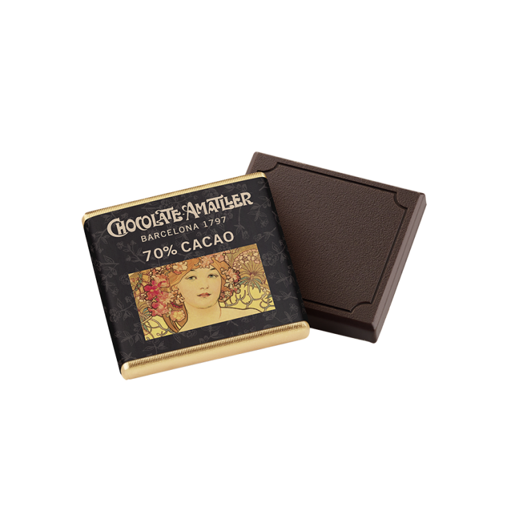 Napolitanes Xocolata 70% cacau 5g D100