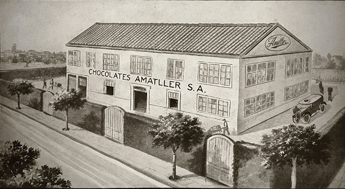 Fàbrica de Chocolate Amatller, ubicada a Banyoles, Girona.