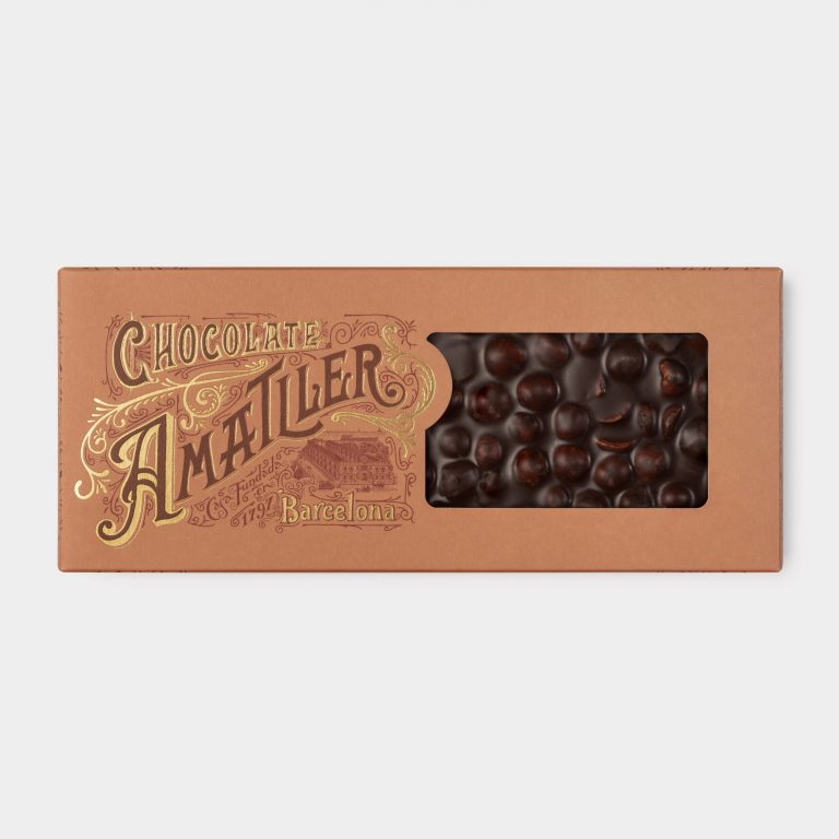Turron chocolate 50% cocoa with whole hazelnuts 250g