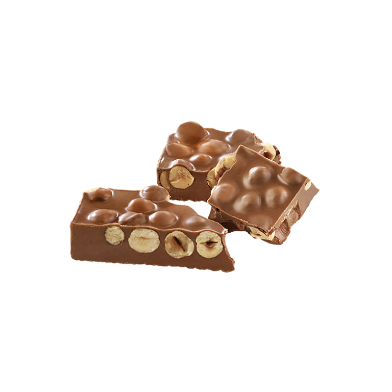 Torró xocolata amb llet i avellanes senceres 250g