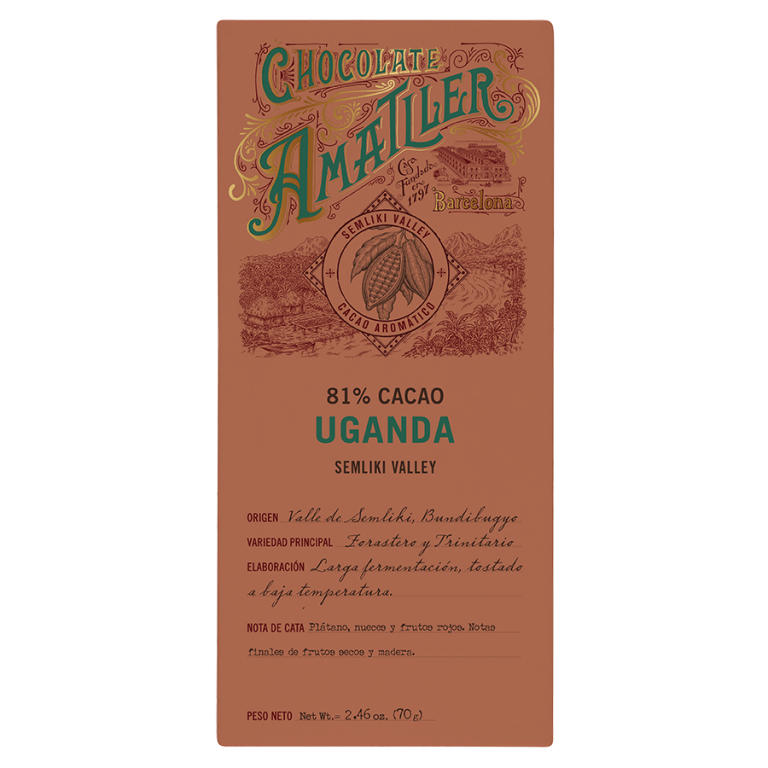 Xocolata 81% Cacau Uganda 70g