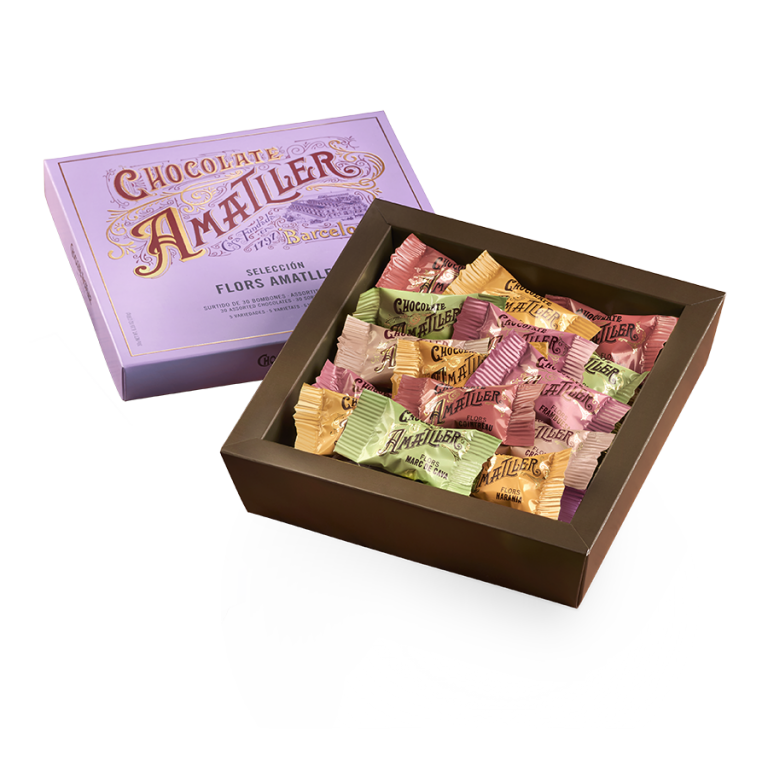 Caixa Selecció Flors Amatller 180g